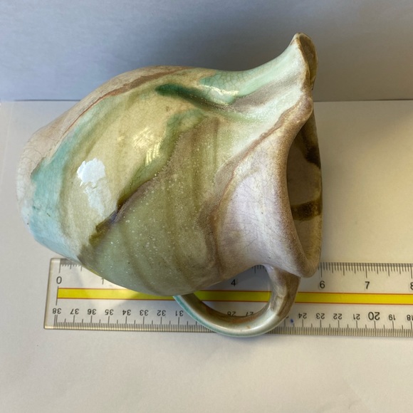 Vintage Studio Ceramic Art Pottery Drip Glaze Pitcher - Picture 7 of 9